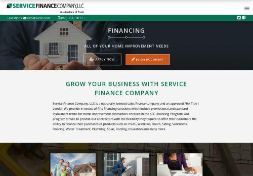 Secure Your Purchases with Svcfin.com Screenshot